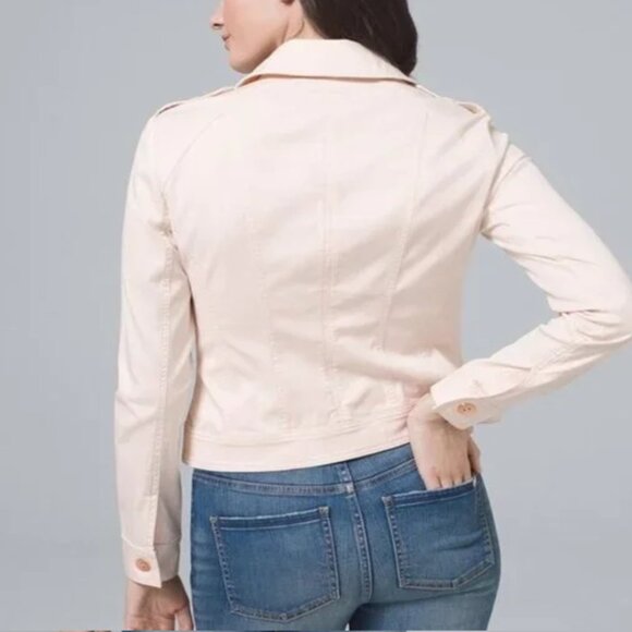 WHBM Pale Pink Casual Jacket Small - Picture 3 of 9